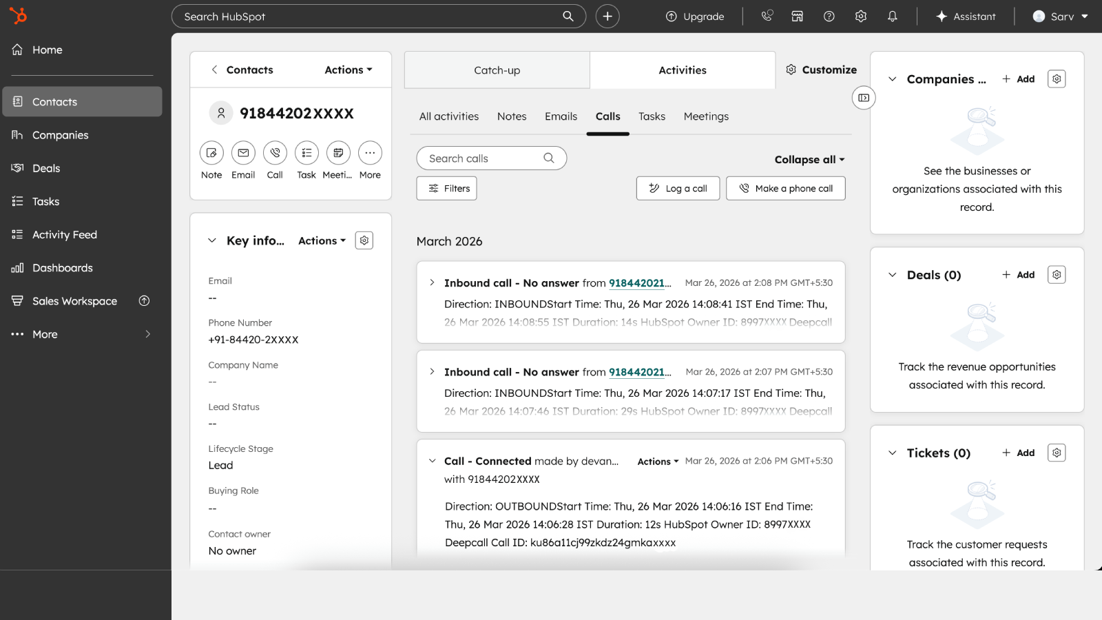 deepcall-call-activity-logs